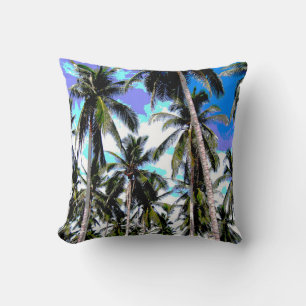 Tropical Palm Tree Design Cushion
