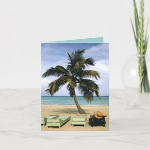 Tropical Palm Tree Note Cards