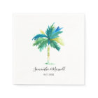 Tropical Palm Tree Personalised Wedding