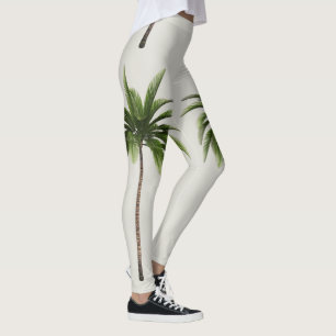 Tropical Palm Tree Summer Leggings
