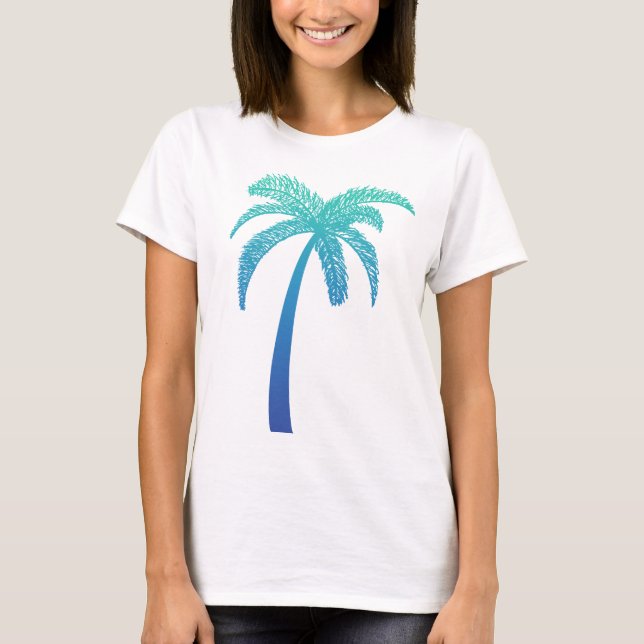 Tropical Palm tree T-Shirt (Front)