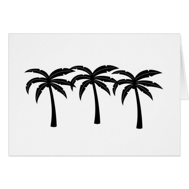 Tropical Palm Trees (Front Horizontal)