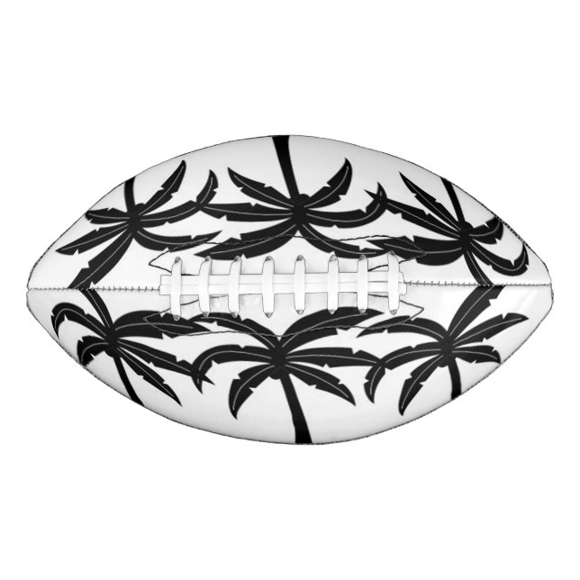 Tropical Palm Trees American Football (Front)