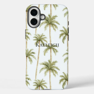 Tropical Palm Trees iPhone 16 Plus Case
