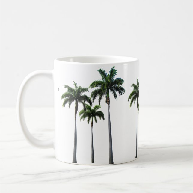 Tropical - Palm Trees - Classic White Mug (Left)