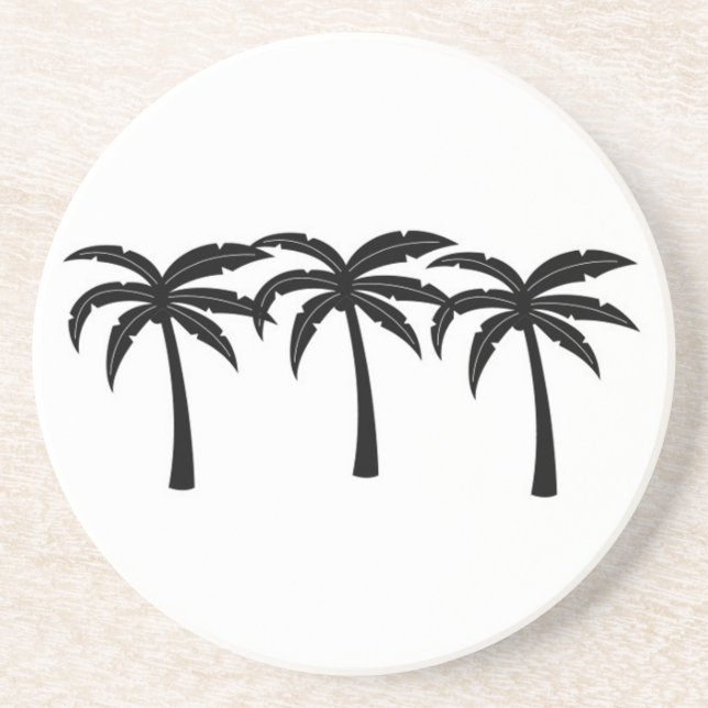 Tropical Palm Trees Coaster (Front)