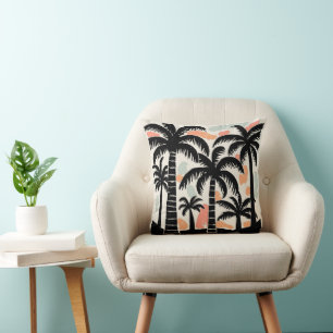 Tropical Palm Trees Cushion