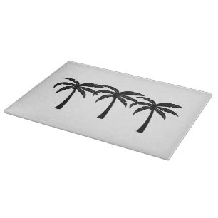 Tropical Palm Trees Cutting Board