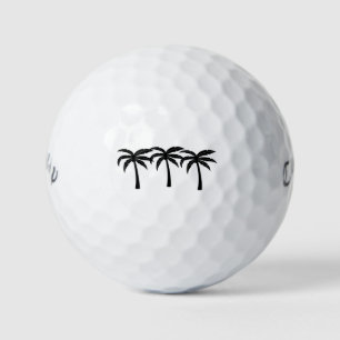 Tropical Palm Trees Golf Balls
