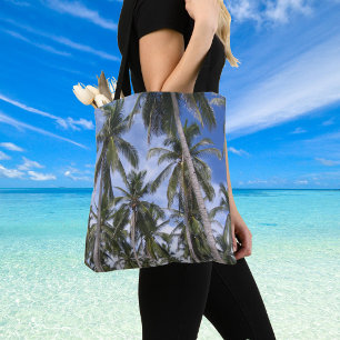 Tropical Palm Trees. Ladies Tote Bag