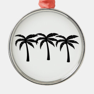 Tropical Palm Trees Metal Tree Decoration