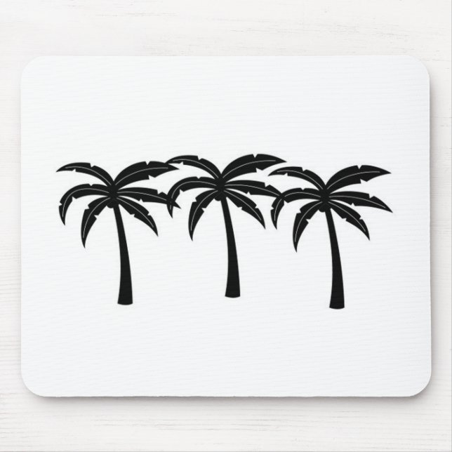 Tropical Palm Trees Mouse Mat (Front)