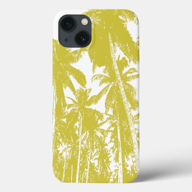 Tropical Palm Trees Pattern Cell Phone Case (Back)