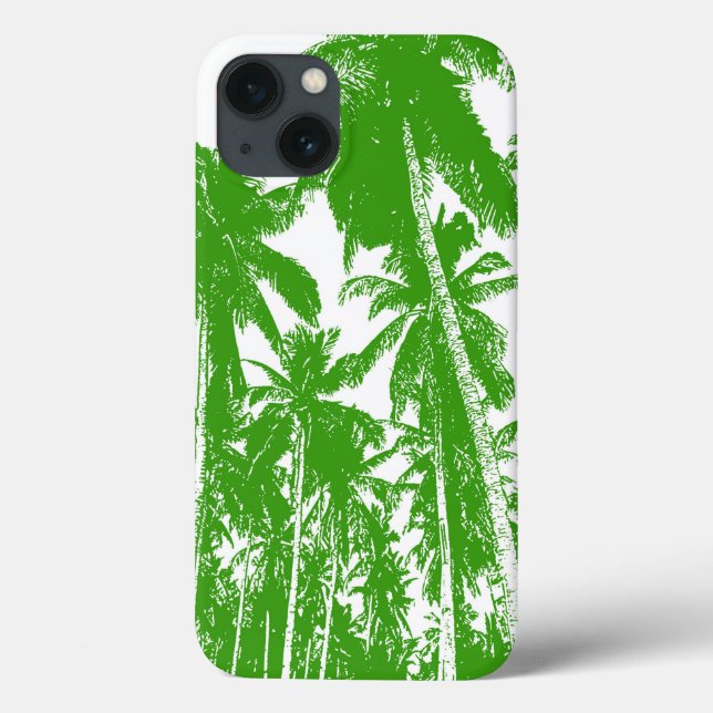 Tropical Palm Trees Pattern Cell Phone Case (Back)