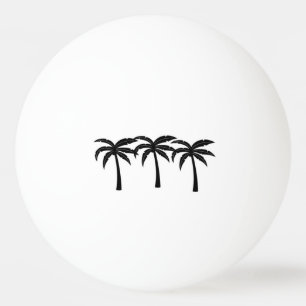 Tropical Palm Trees Ping Pong Ball
