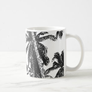Tropical Palm Trees. Posterised design. Coffee Mug