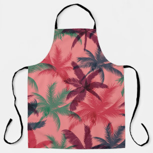 Tropical Palm Trees: Seamless Pattern Apron
