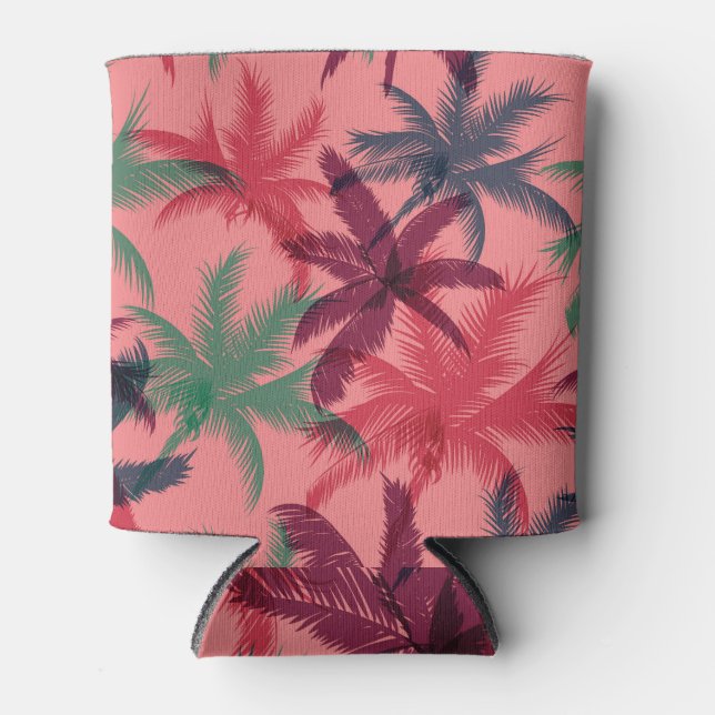 Tropical Palm Trees: Seamless Pattern Can Cooler (Front)