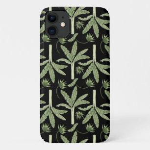 Tropical palm trees seamless pattern iPhone 11 case