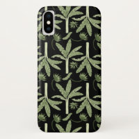 Tropical palm trees seamless pattern