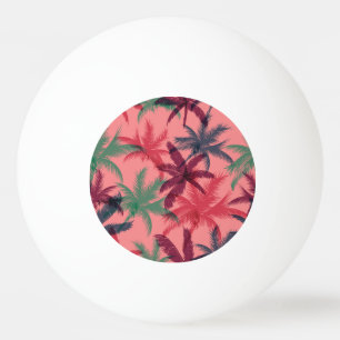 Tropical Palm Trees: Seamless Pattern Ping Pong Ball