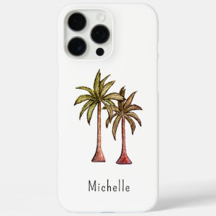 Tropical Palm Trees Simple  iPhone 16 Pro Max Case