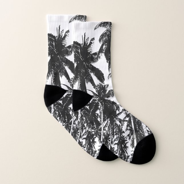 Tropical Palm Trees Socks (Pair)