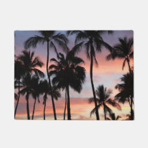 Tropical Palm Trees Sunset