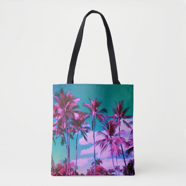 Tropical Palm Trees Tote Bag (Front)
