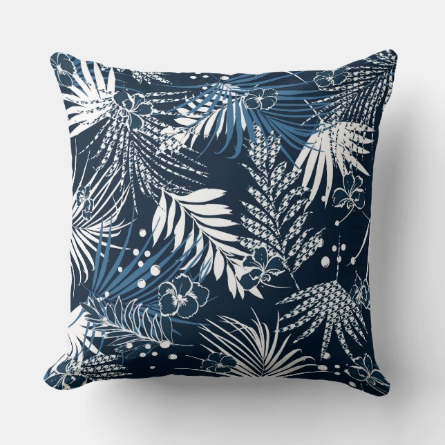Tropical Palms Accent Pillow (Front)