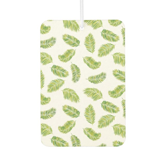 Tropical Palms Car Air Freshener (Front)