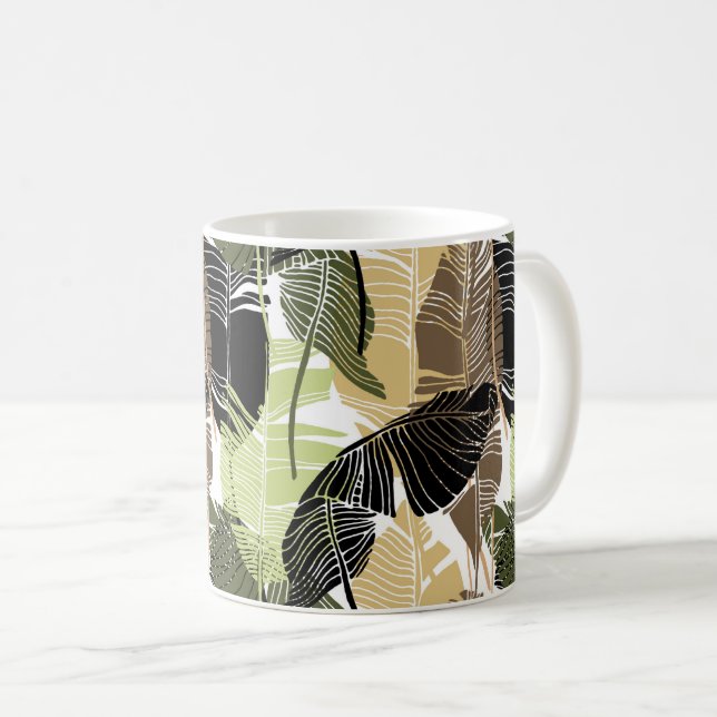 Tropical Palms Coffee Mug  (Front Right)