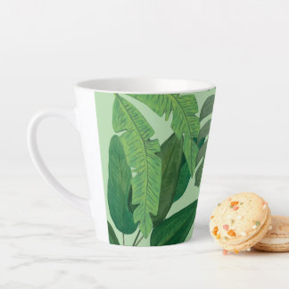 Tropical Palms Latte Mug
