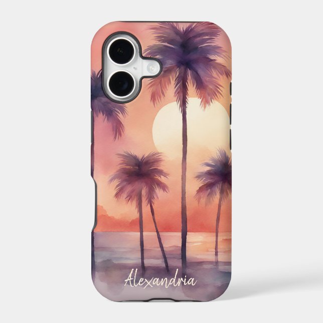Tropical Palms Monogram (Back)
