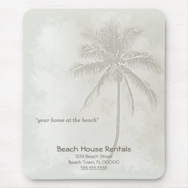Tropical Palms Mouse Mat (Front)