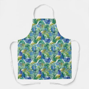 Tropical Palms Print Apron