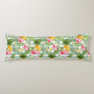Tropical Palms Print Body Pillow