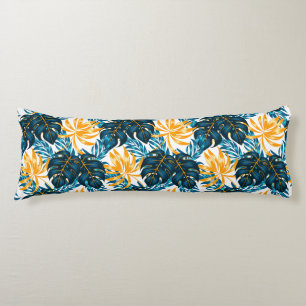 Tropical Palms Print Body Pillow