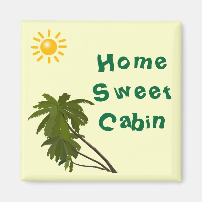 Tropical Palms Stateroom Door Marker Magnet (Front)