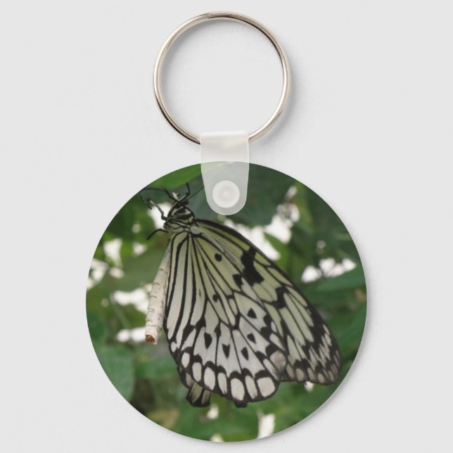 Tropical Paper Kite Butterfly Keychain (Front)