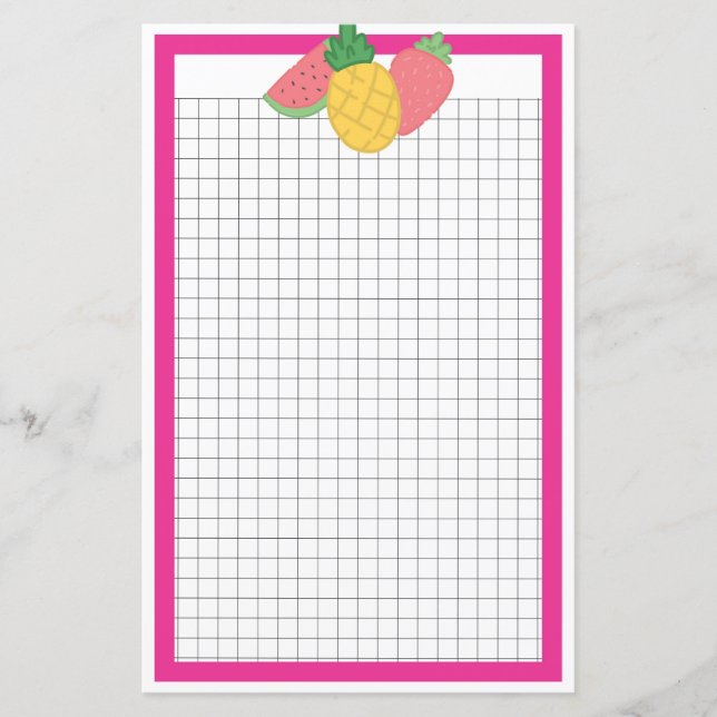 Tropical Paper Planner Inserts (Front)