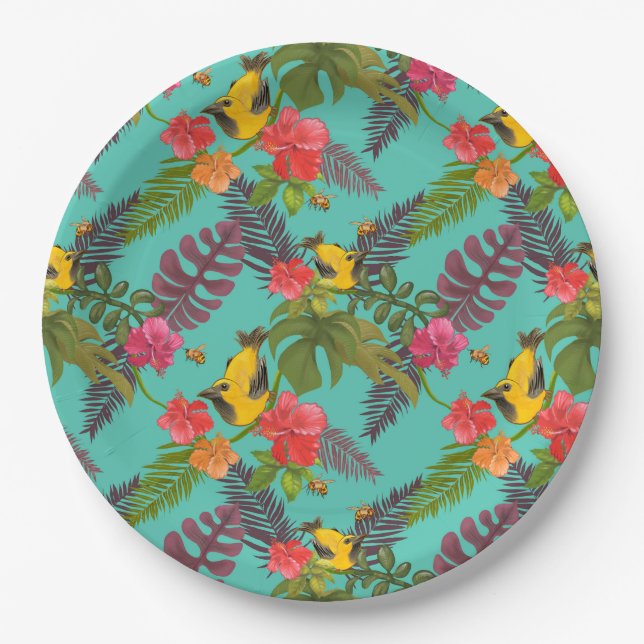 Tropical Paper Plate (Front)