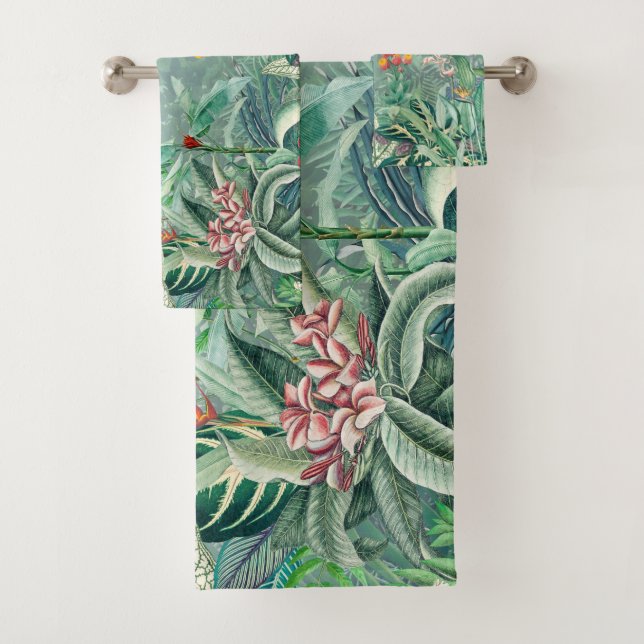 Tropical Paradise Bath Towel Set (Insitu)