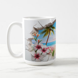 Tropical Paradise Beach - 3D Mug