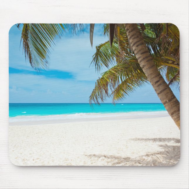 Tropical Paradise Beach Mouse Mat (Front)