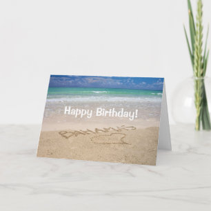 Tropical Paradise Birthday Card