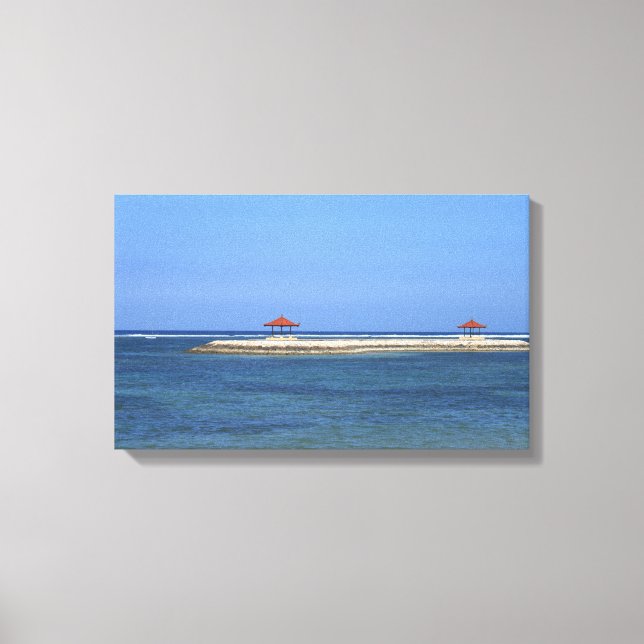 Tropical paradise canvas print (Front)