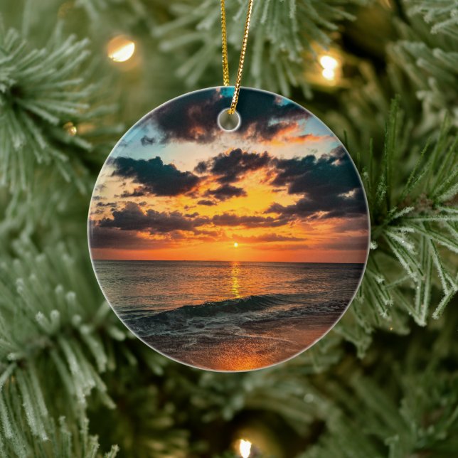 Tropical paradise Christmas Ornament  (Tree)