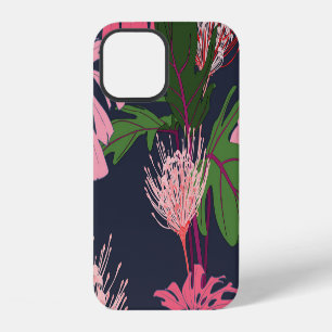 Tropical Paradise: Exotic Leaves and Flowers iPhone 12 Case