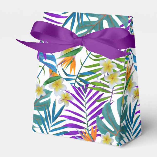 Tropical Paradise Favour Box (Front Side)